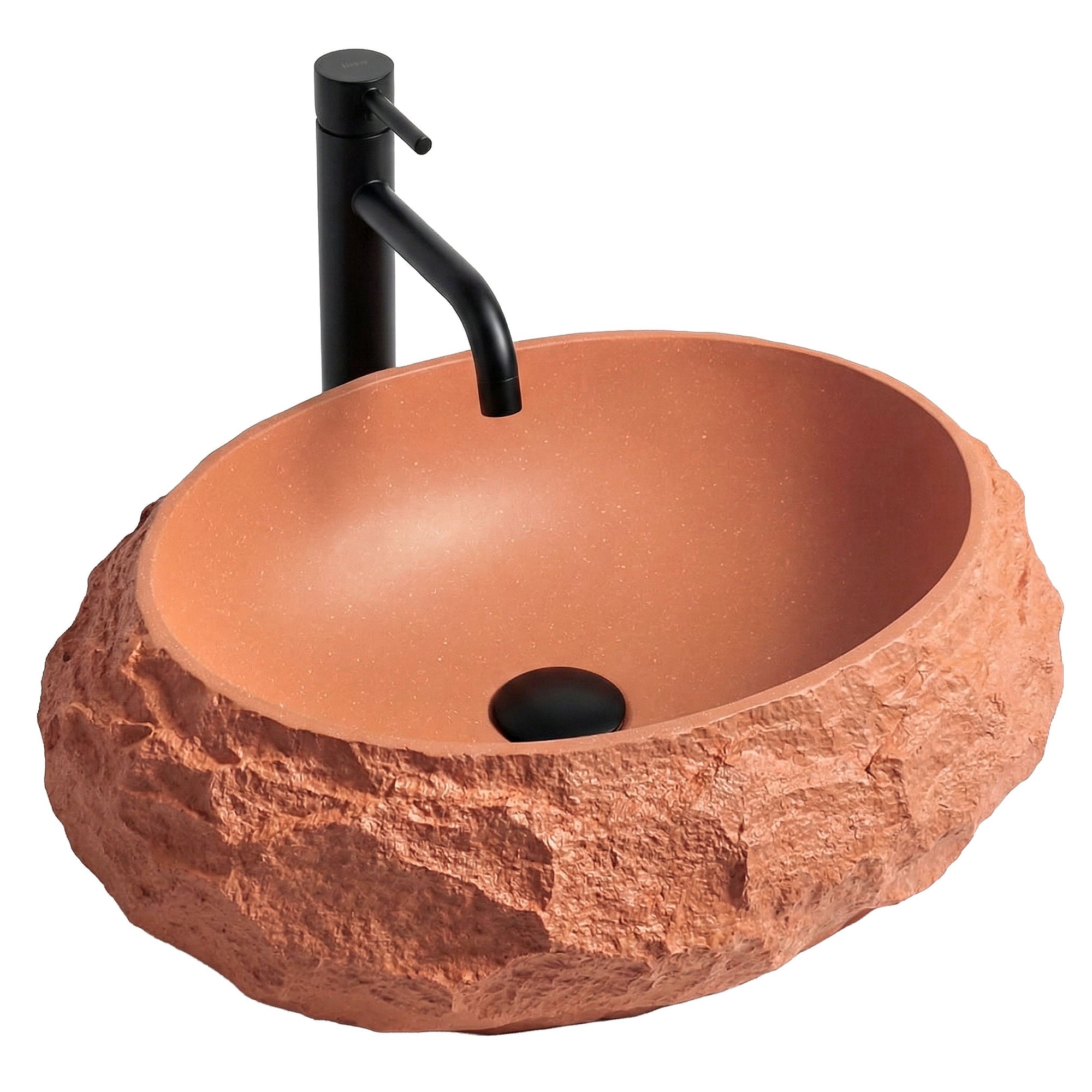 Umywalka nablatowa Rea Mika Terracotta  2