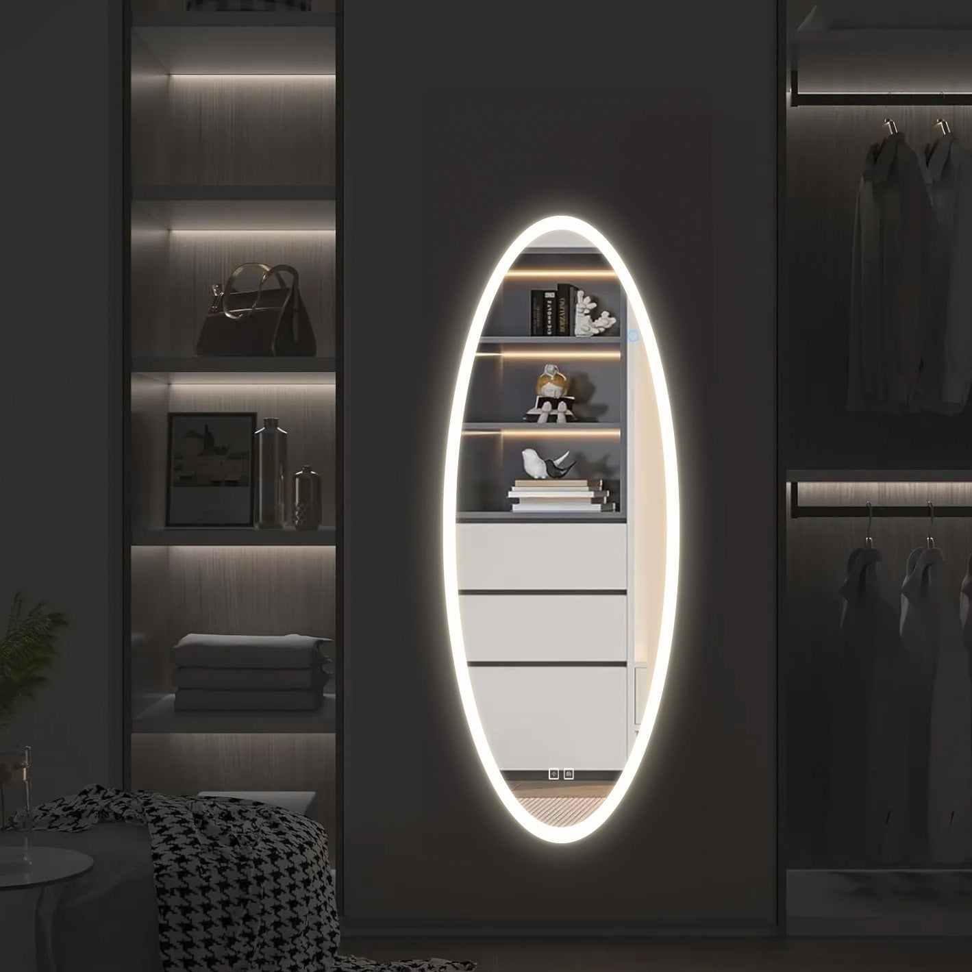 Lustro Ścienne Led 50x120cm Wwa  7