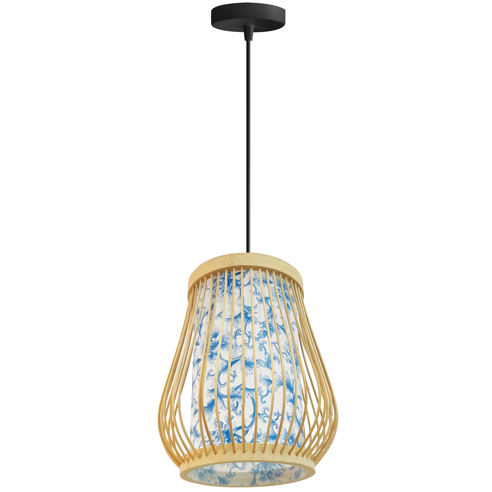 Lampa Wisząca Bambusowa APP1635-1CP  8