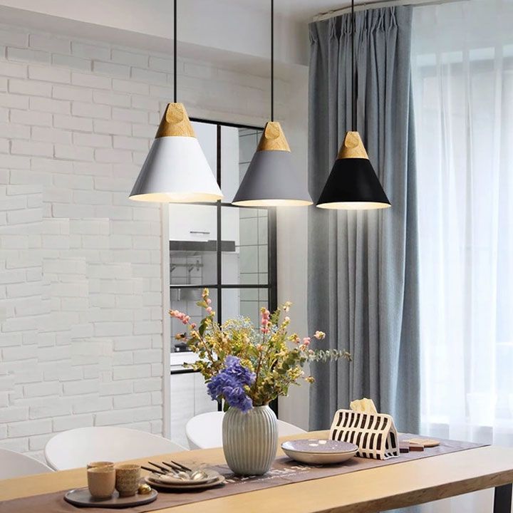Lampa sufitowa wisząca Scandi A Czarna