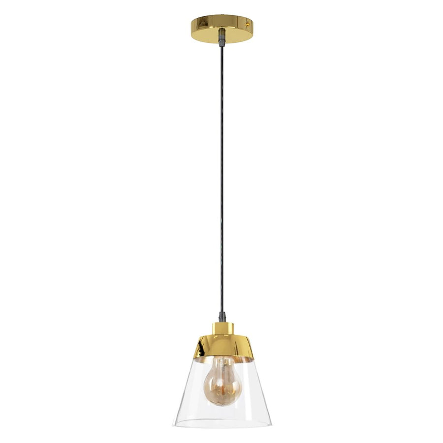 Lampa Wisząca APP895-1CP Złota