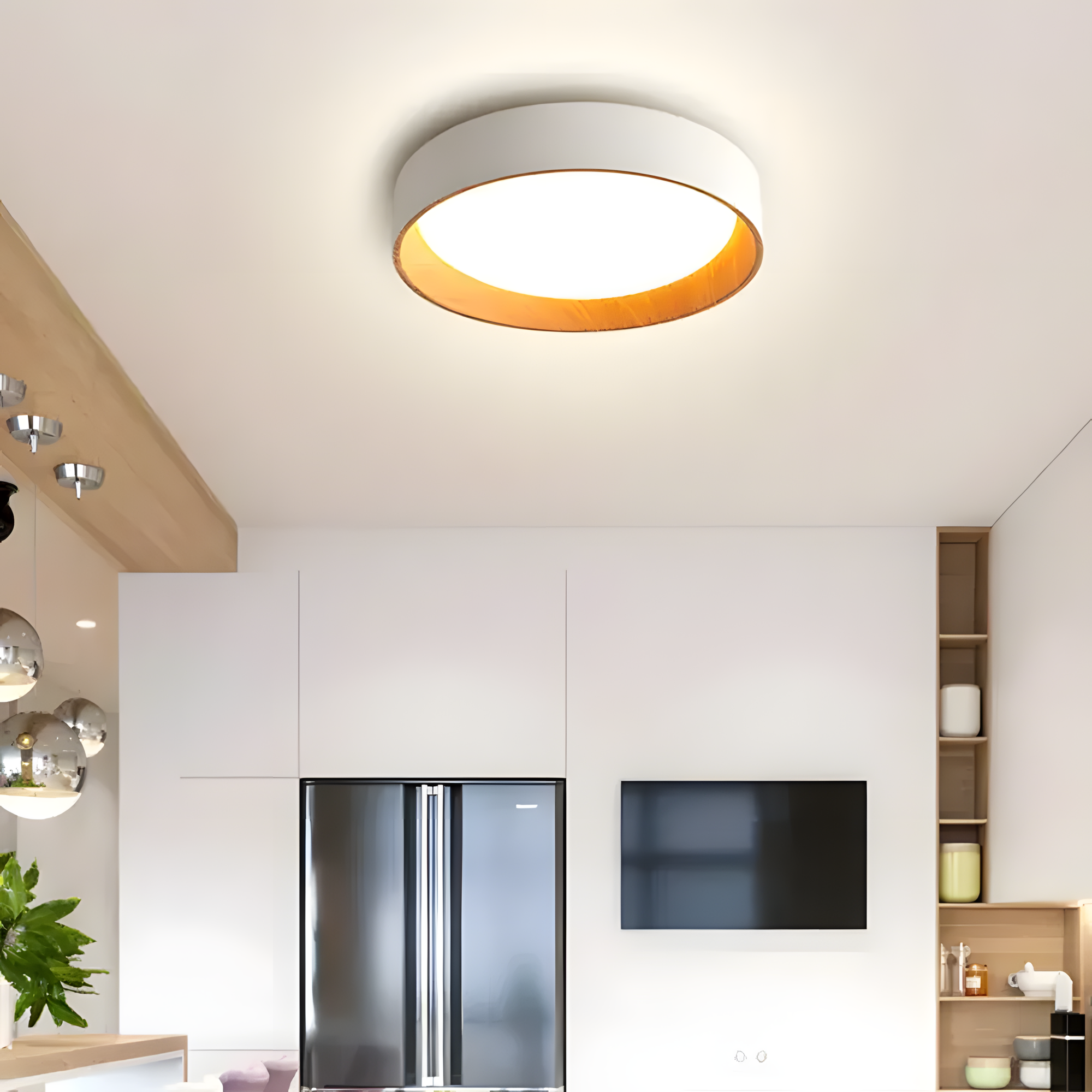 Lampa Sufitowa Plafon G115-c 40cm Wood  6