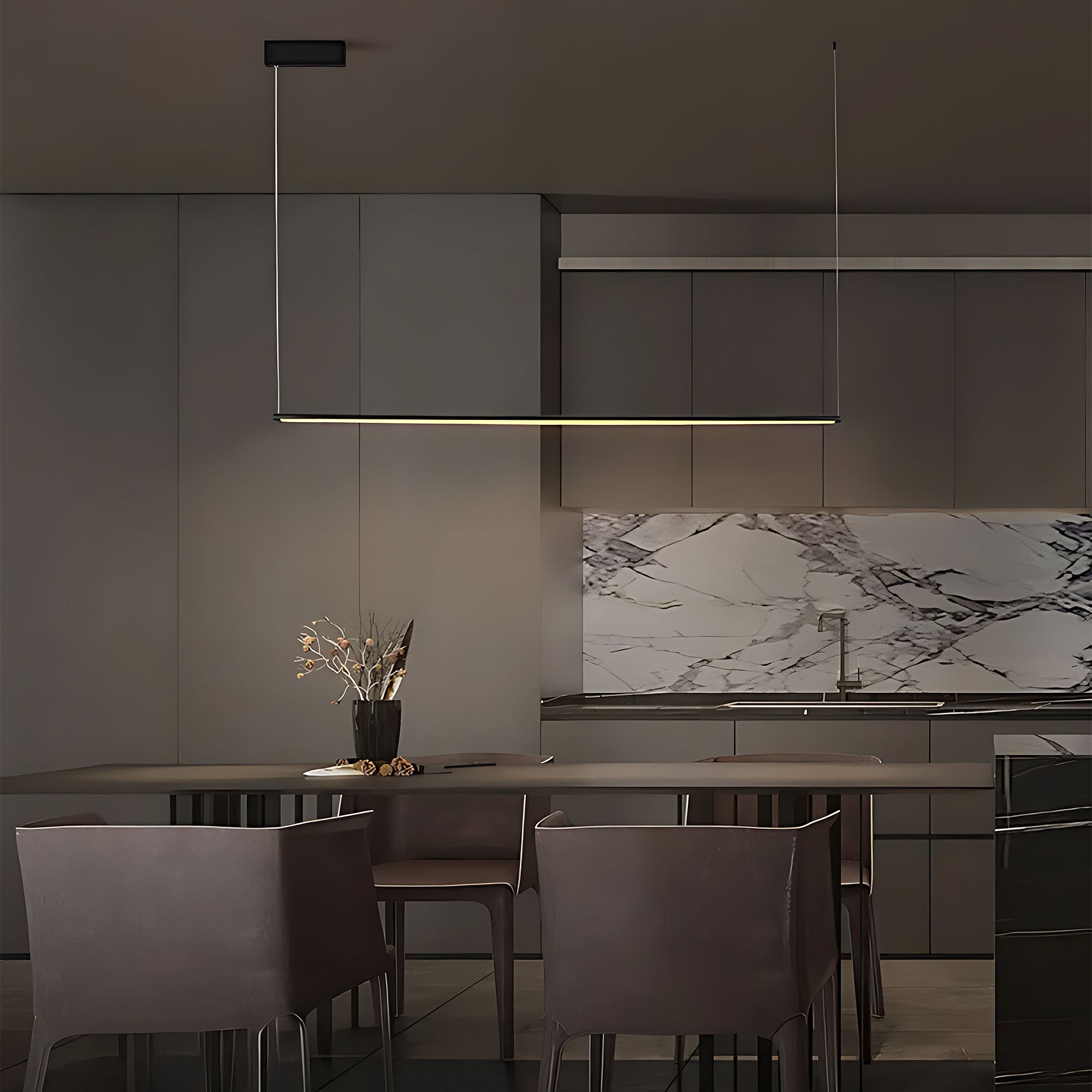 Lampa Wisząca Lhj031-cp 120 Cm Black  3