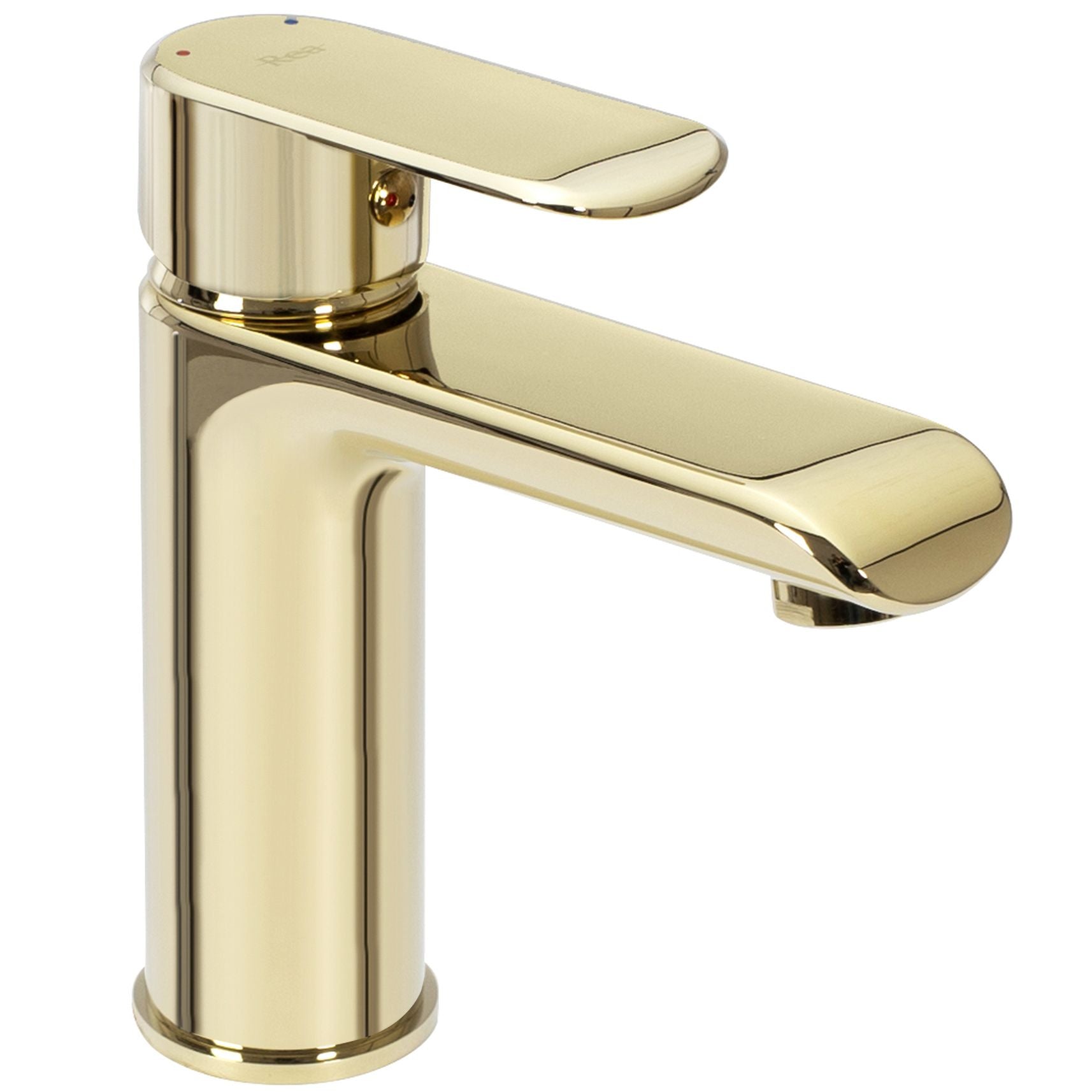 Bateria Umywalkowa REA BLOOM Złota Gold Niska
