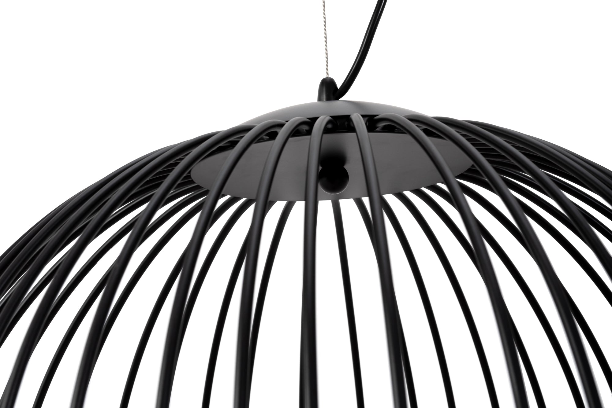 Lampa Sufitowa Wisząca APP967-1CP Czarna  4