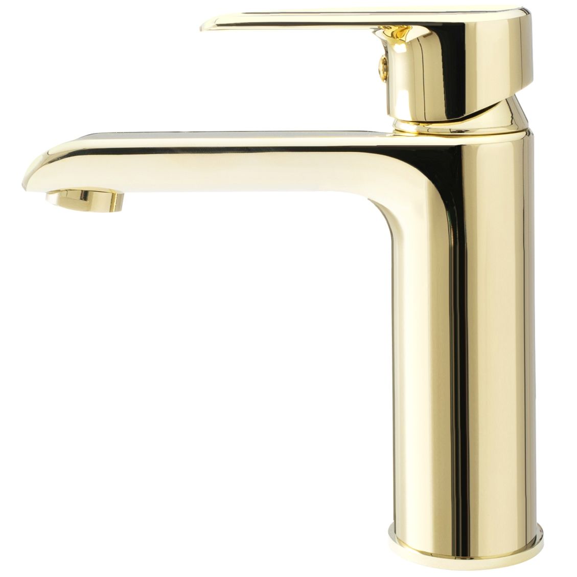 Bateria Umywalkowa REA BLOOM Złota Gold Niska