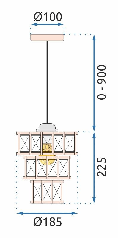 Lampa kryształowa APP1104-1CP  9