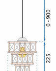 Lampa kryształowa APP1104-1CP  9