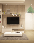 Lampa Sufitowa Wisząca Metalowa APP339-1CP Zielona  3
