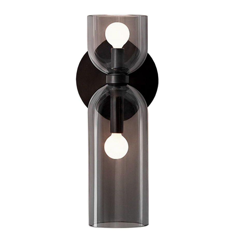 LAMPA ŚCIENNA KINKIET APP1208-2W Czarna