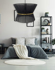 LAMPA SUFITOWA WISZĄCA APP1503-1CP BLACK  2