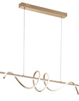 LAMPA WISZĄCA LED G065-CP Złota  1