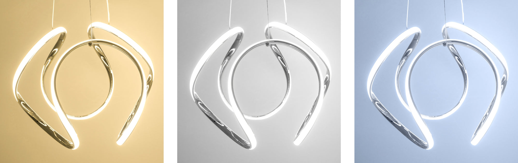 Lampa Sufitowa Wisząca Nowoczesna Led + Pilot App385-cp Chrom  4