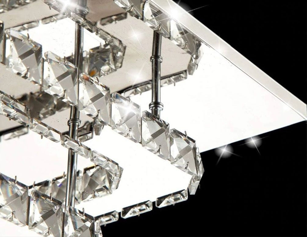 Lampa Sufitowa Kryształowa Plafon LED 24W APP410-C Neutralna  3