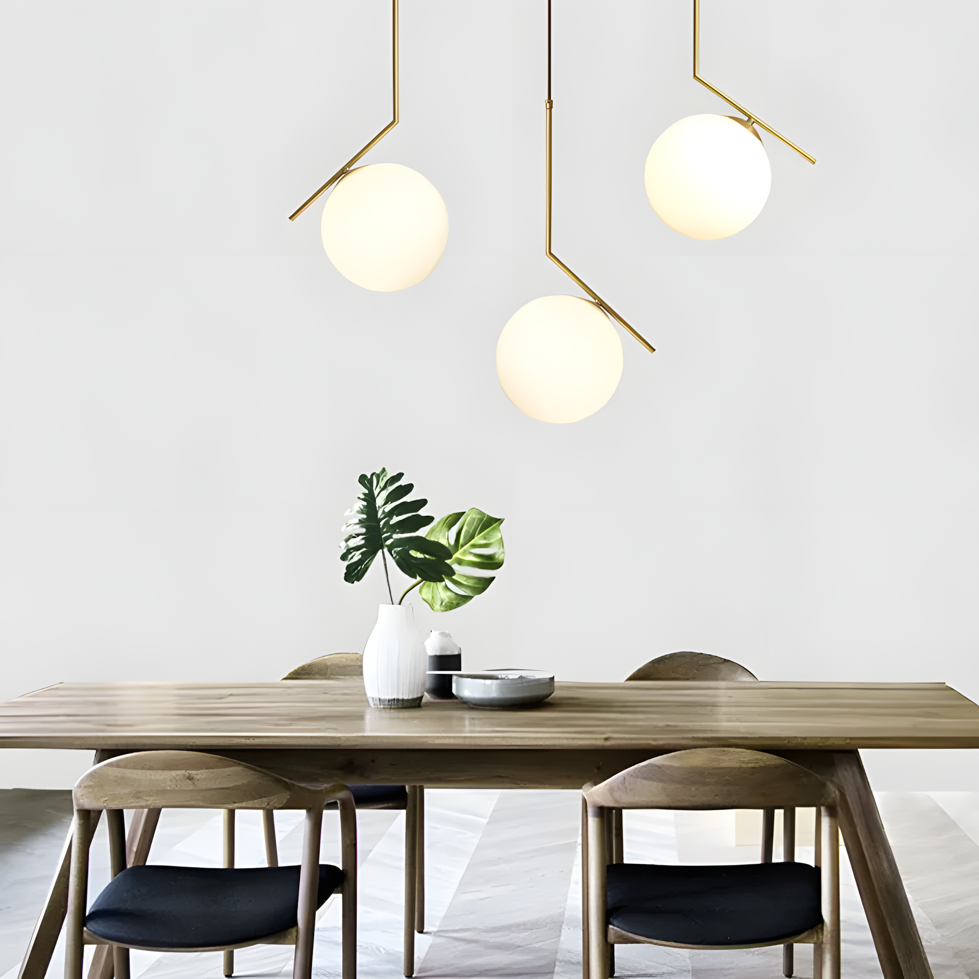 Lampa Sufitowa Wisząca Szklana Kula  G106-1W Złota Biała  8