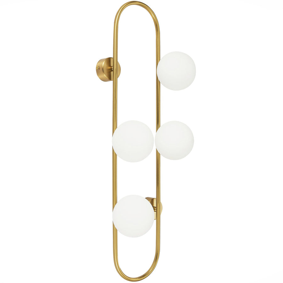LAMPA ŚCIENNA KINKIET APP1144-4W złota