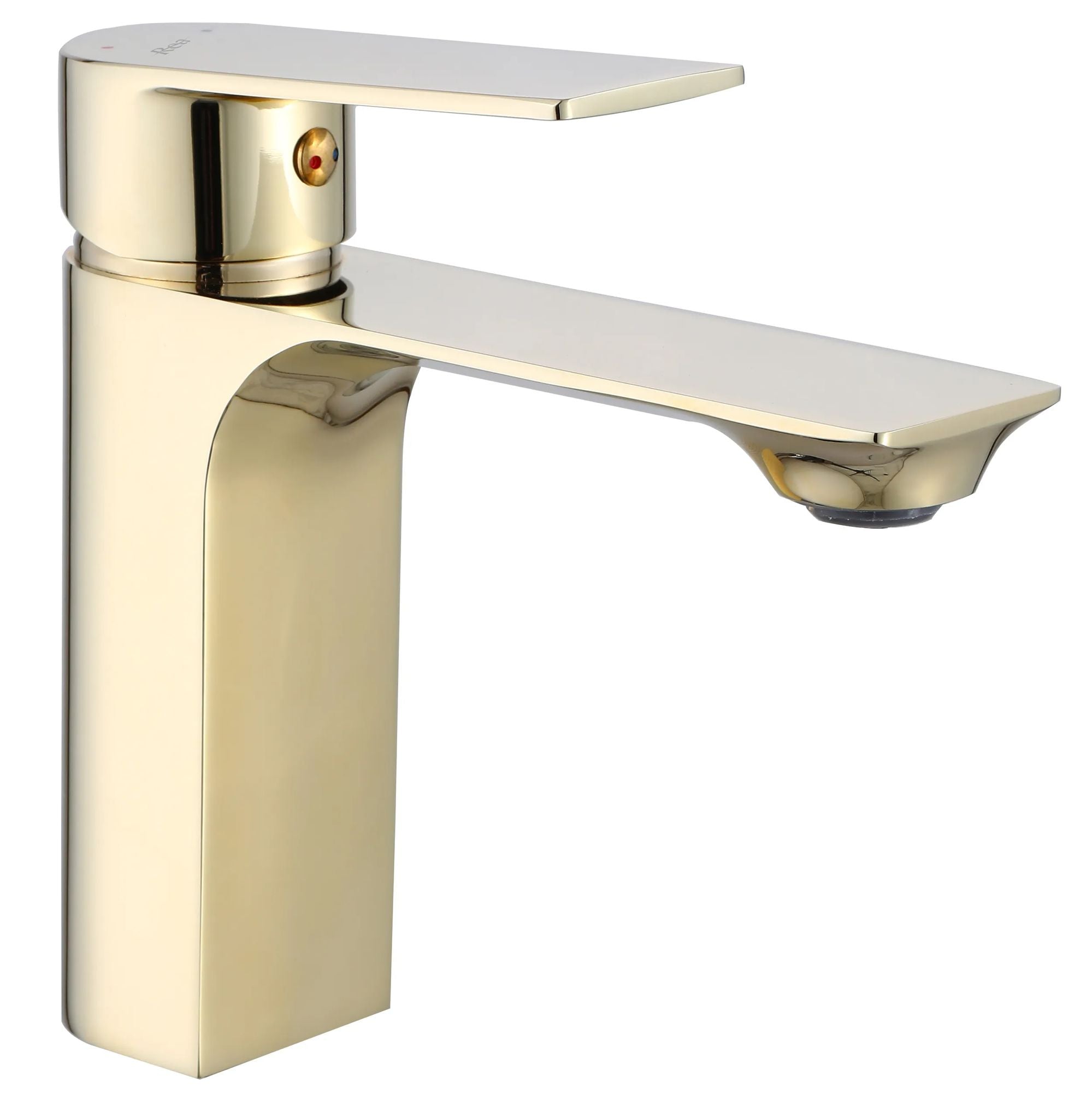 Bateria Umywalkowa REA URBAN Złota Gold Niska