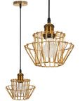Lampa Sufitowa Wisząca APP942-1CP Set 36cm Złota  1