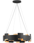 Lampa Sufitowa Wisząca Czarna APP1561-6CP  1