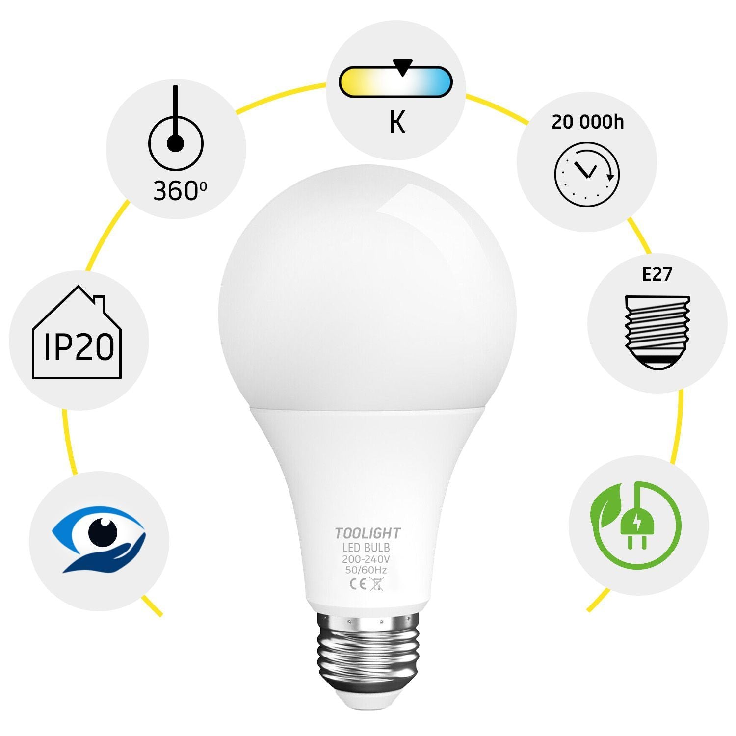 Żarówka LED Neutralna E-27 5W RSL020