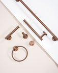 Wieszak łazienkowy RING 6610 Modern Miedź Szczotkowana  8
