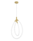 Lampa Wisząca Led G017-cp Złota  4