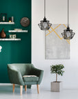 Lampa Sufitowa Wisząca APP941-1CP Set 36cm Czarna  5