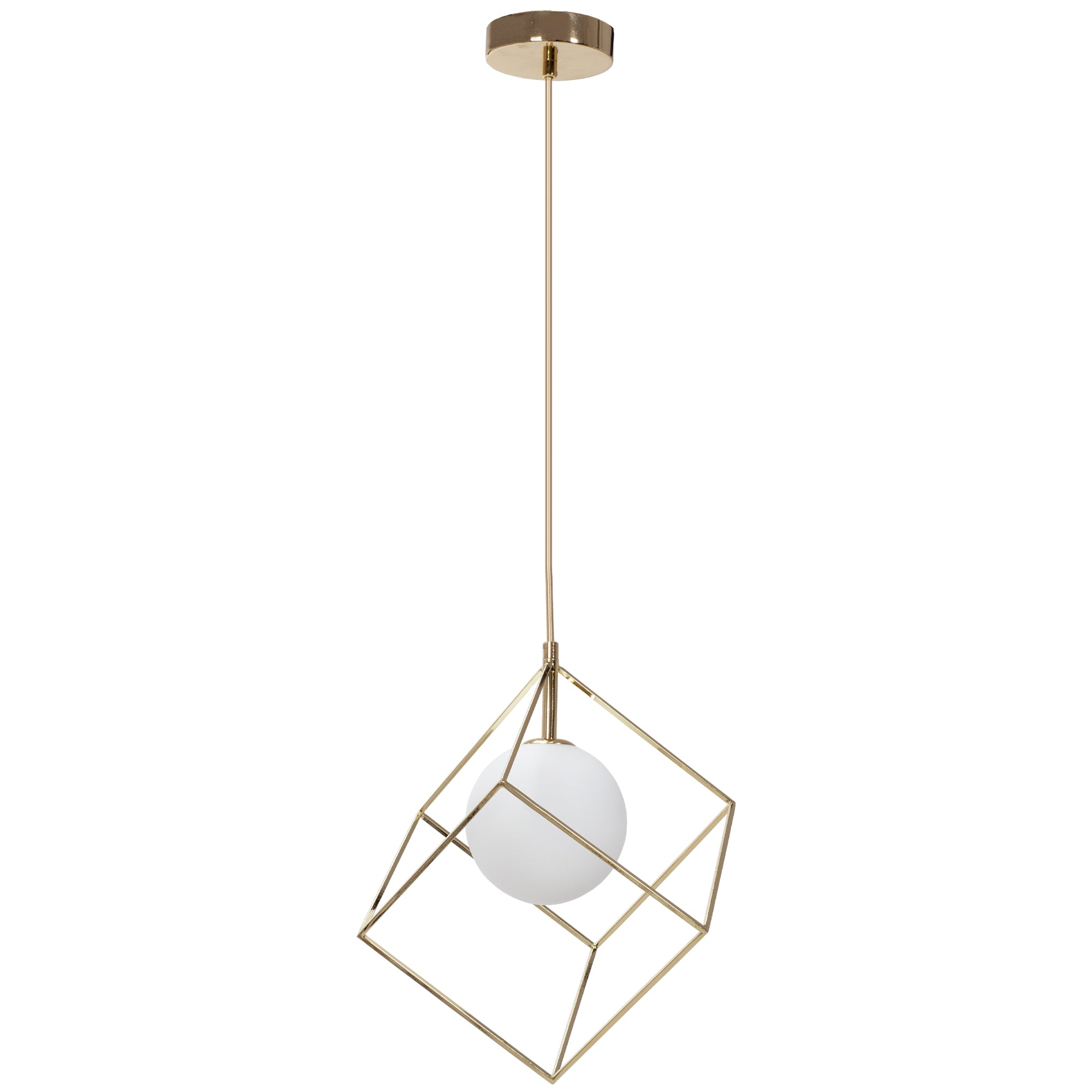 Lampa Wisząca APP1210-1CP Złota  2
