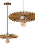 LAMPA SUFITOWA WISZĄCA APP1354 Stare Złoto 30 cm  1