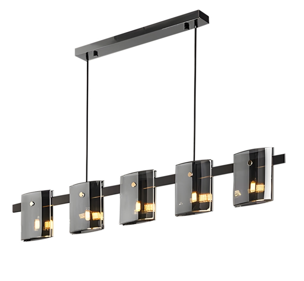 Lampa Wisząca 5-punktowa APP1706-5CP Grey G9  1