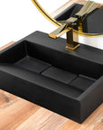 Umywalka Konglomeratowa GOYA BLACK MAT 50CM