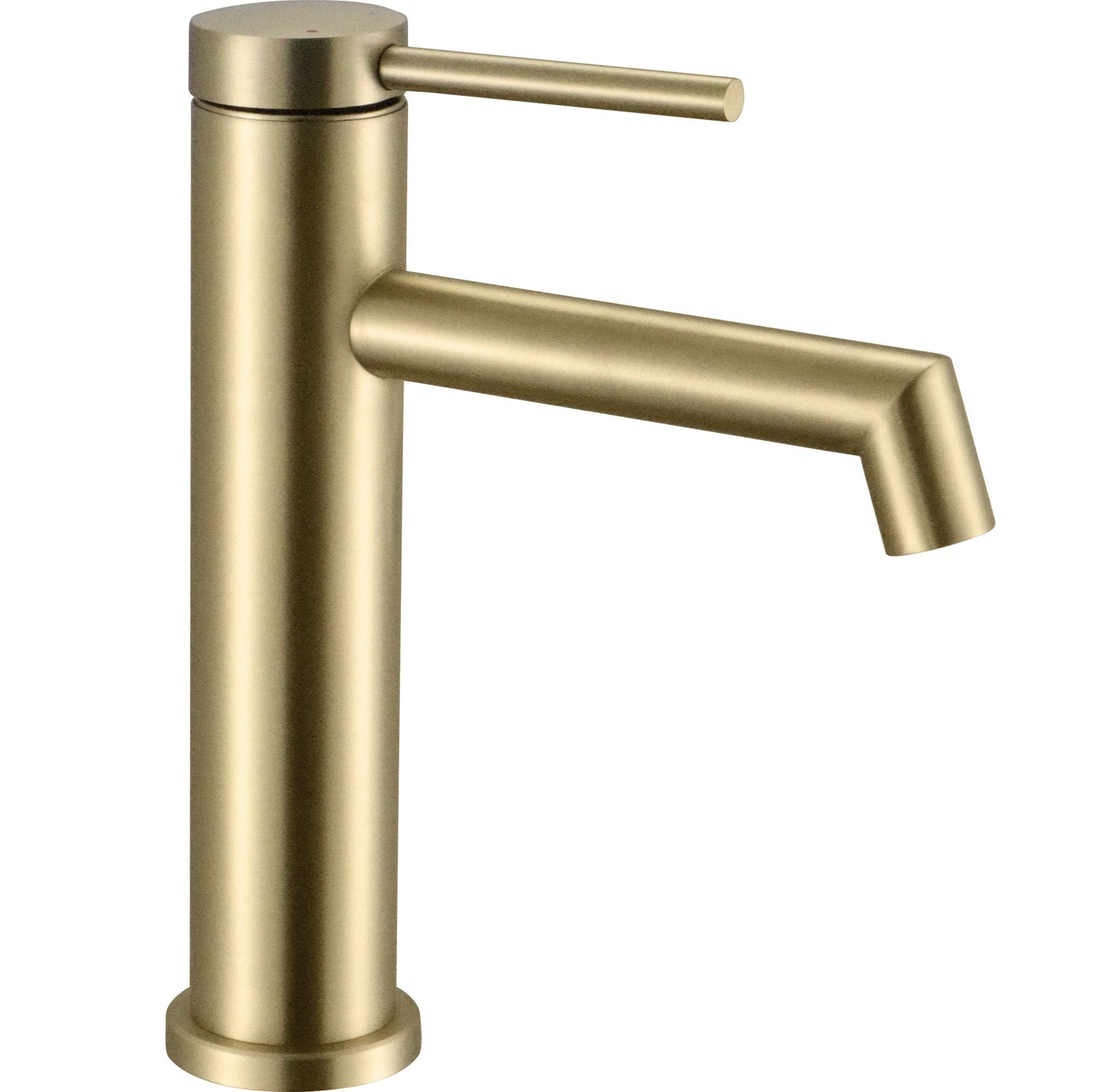 Bateria Umywalkowa Rea Foss złota szczotkowana niska gold brush