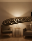 LAMPA SUFITOWA WISZĄCA APP1468-1CP czarna/stare złoto  8