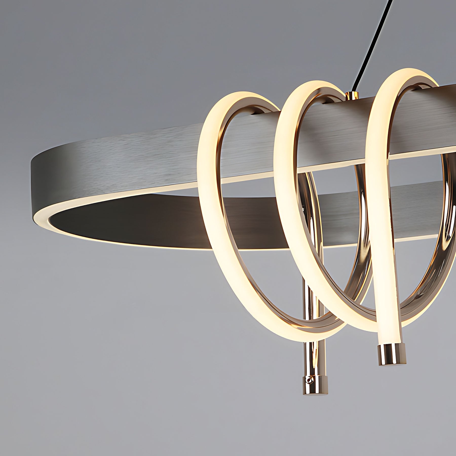 Lampa Wisząca Led Lhj040-cp 120 Cm Czarna  9