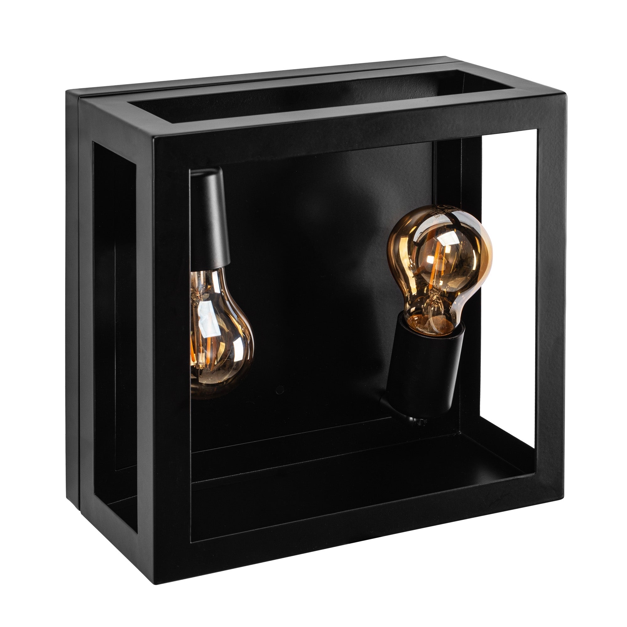 LAMPA ŚCIENNA KINKIET APP1305-2W CZARNA  1