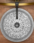 Umywalka nablatowa Rea Arte dark grey