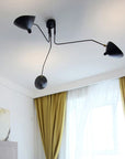 Lampa sufitowa 3 ramienna APP569-3C Czarna