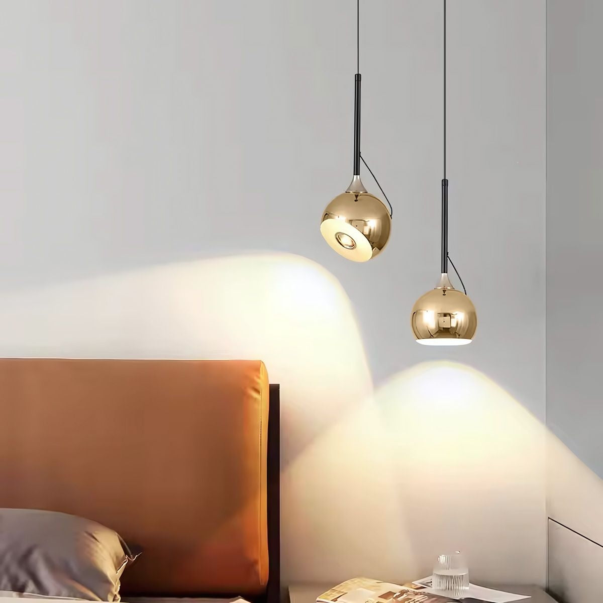 Lampa Sufitowa Wisząca Led G086-1cp Złota  8