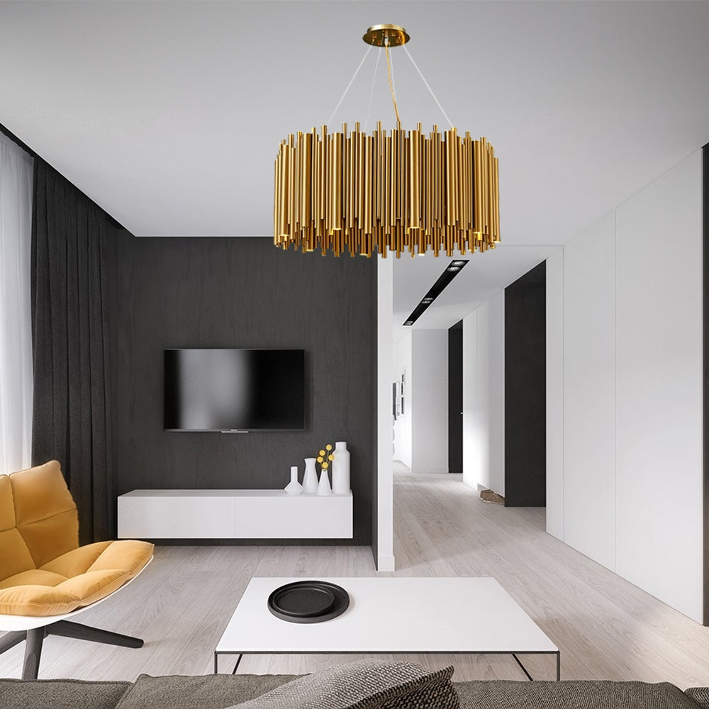 Lampa sufitowa złota APP1560-12CP  5