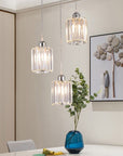 Lampa Sufitowa Kryształ APP510-3CPR Srebrna