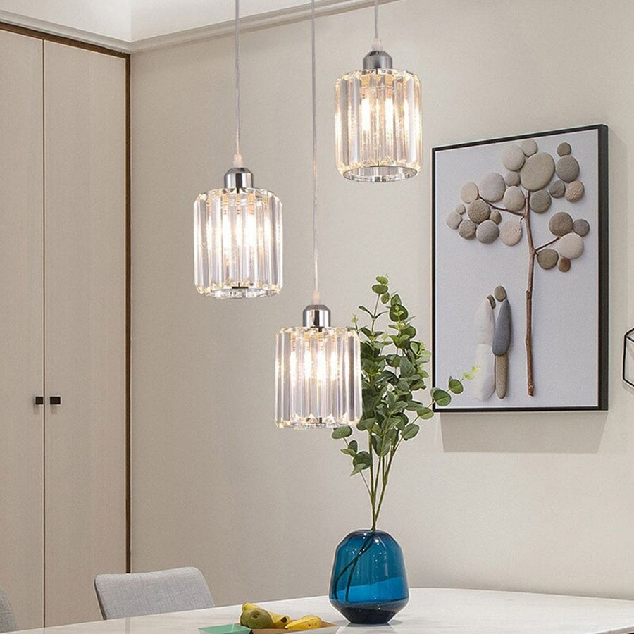 Lampa Sufitowa Kryształ APP510-3CPR Srebrna