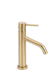 Bateria Umywalkowa REA LEVEL Szczotkowana Złota Niska Brush Gold