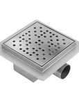 Odpływ liniowy REA DOTS STAL SZCZOTKOWANA 15x15