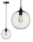 Lampa Sufitowa Wisząca Szklana APP311-1CP Loft
