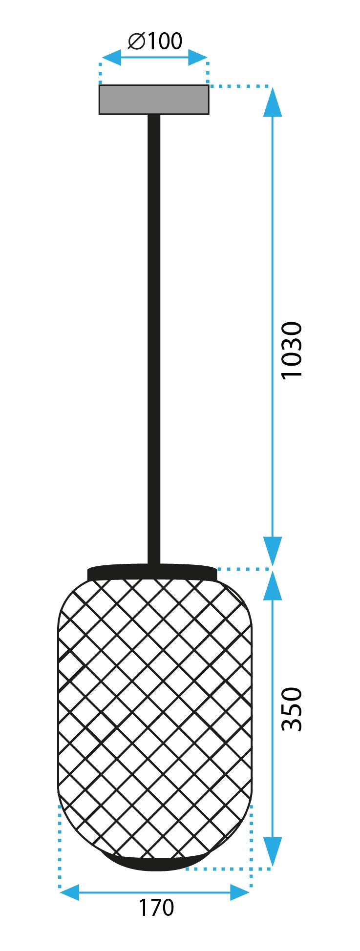 Lampa Wisząca Boho APP1424-1CP  9
