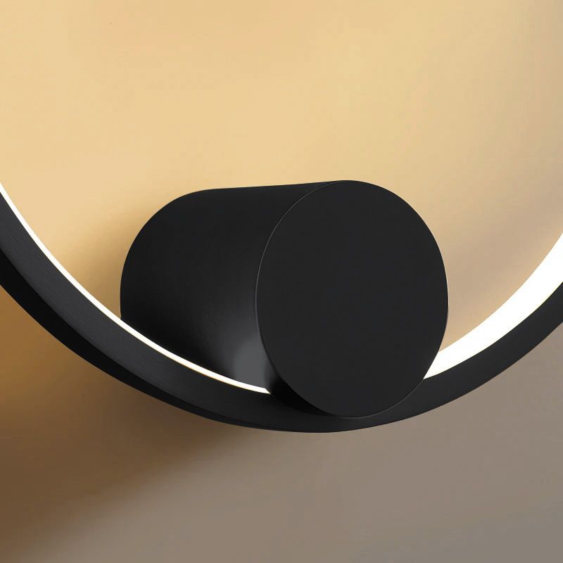 LAMPA ŚCIENNA KINKIET LED APP1386-CW BLACK 40cm