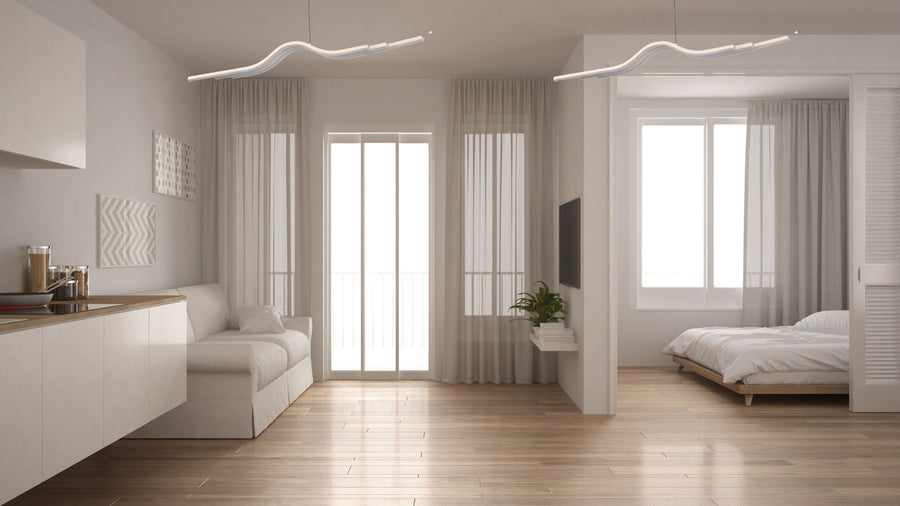 Lampa sufitowa wisząca Led APP807-CP + PILOT