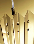 Lampa Wisząca Metalowa APP1764-8CP Gold  4