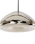 Lampa Sufitowa Wisząca Szklana Lustrzana APP322-1CP SREBRNA