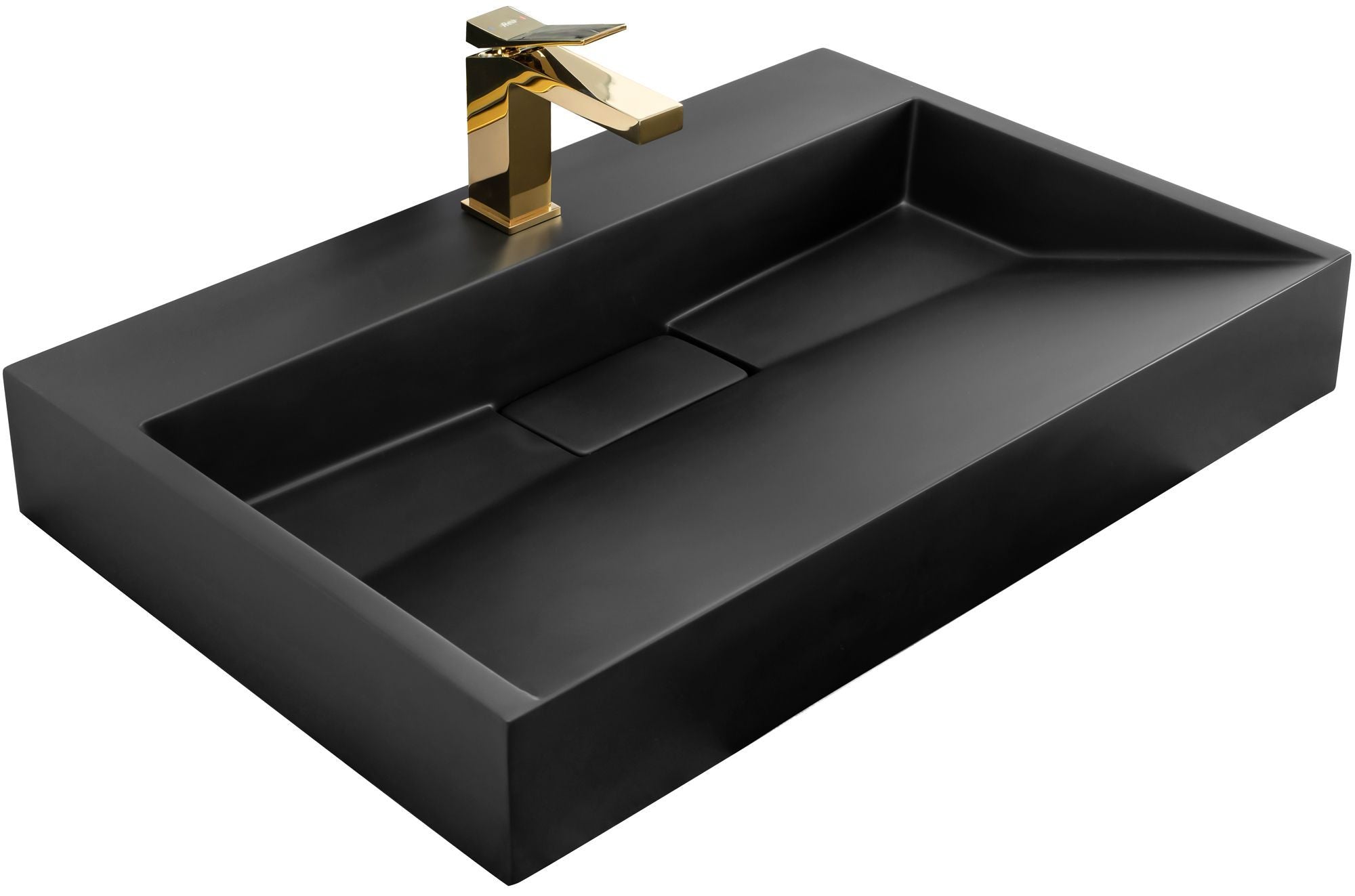 Umywalka Konglomeratowa GOYA BLACK MAT 100CM